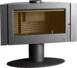Invicta Antaya Panorama Kaminofen 12 kW aus Gusseisen – Holzofen mit großer Sichtscheibe für effizientes Heizen – Image 3