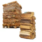 40 Netze mit 25 kg Holzscheiten – Hartholz-Mischung, 30 cm