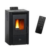 Sannover Anita 7,6 kW Schwarz – Programmierbarer Pelletofen mit hoher Effizienz – Image 4