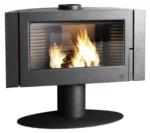 Invicta Antaya Panorama Kaminofen 12 kW aus Gusseisen
