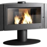 Invicta Antaya Panorama Kaminofen 12 kW aus Gusseisen
