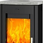 Fireplace Tuvalu Speckstein – Kaminofen mit 6,5 kW und eleganter Speckstein-Abdeckung – Bild 3