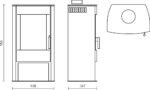 Fireplace Tuvalu Speckstein – Kaminofen mit 6,5 kW und eleganter Speckstein-Abdeckung – Bild 7