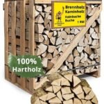 Neandertaler Feuer Hainbuchen-Kaminholz 25 cm – 500 kg auf Palette
